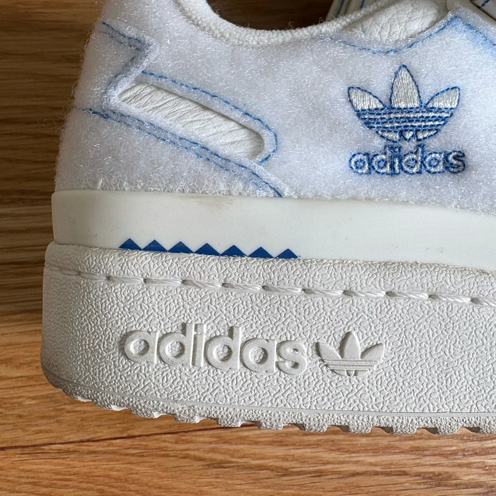 Size 10 - adidas Forum 84 Low Off White Blue Bird Creators Club GX1018